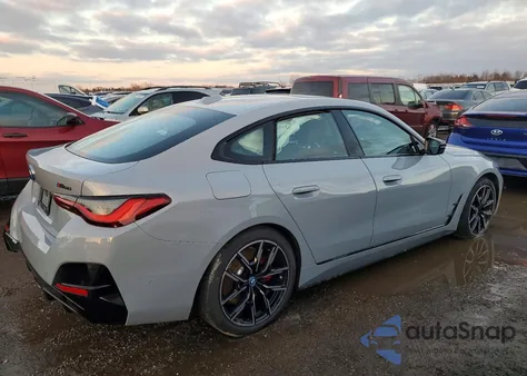 2024 BMW I4 M50 z USA, uszkodzony, nr VIN WBY33AW0XRFR93162